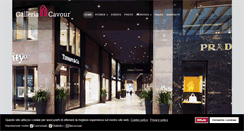 Desktop Screenshot of galleriacavourbologna.com